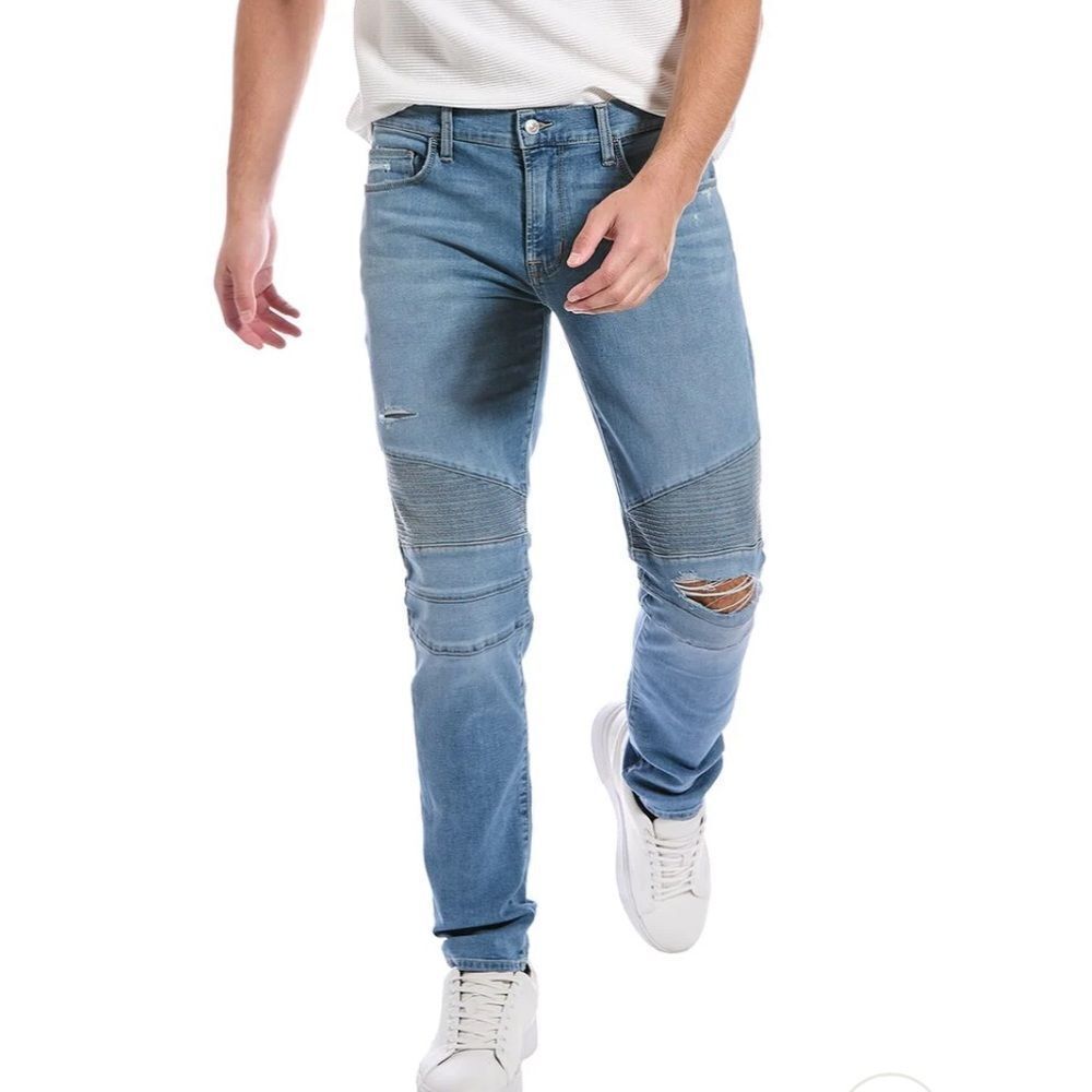 HUDSON JEANS ETHAN BIKER SKINNY JEAN